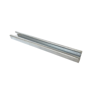 unicanal liso 4x2, 3000 mm, con acabado galvanizado por inmersión en caliente