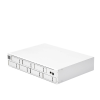 nvr pro unifi protect, con bahía para 7 discos duros, almacena hasta 20 cámaras 4k o 60 cámaras 1080p, pantalla táctil