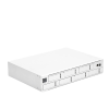 nvr pro unifi protect, con bahía para 7 discos duros, almacena hasta 20 cámaras 4k o 60 cámaras 1080p, pantalla táctil