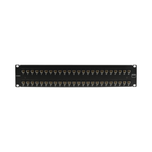 patch panel ultramax. utp, precargado con jacks cat6, 48 puertos, plano, 2u