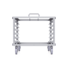 unifi rack móvil de 6 unidades, incluye 1 patchpanel de 24 puertos gigabit, no requiere herramientas para armarse, incluye ruedas.