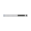 switch unifi administrable de 18 puertos (16 gibabit poe+ 802.3at/af y pasivo 24v + 2 sfp) 150 watts
