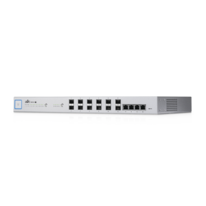 unifi switch 16 xg, capa 2 de 12 puertos sfp+ 10 gb + 4 puertos 10g base t (rj 45)