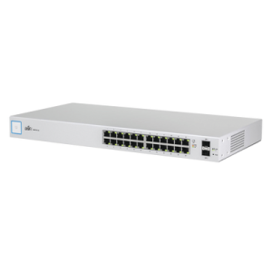 switch unifi capa 2 administrable de 26 puertos gigabit (24 eth. y 2 sfp) throughput 38.69 mpps