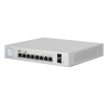 switch unifi administrable de 8 puertos gigabit poe+ 802.3at/af y poe pasivo 24v.