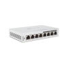 switch unifi administrable capa 2 de 8 puertos gigabit (4 puertos gigabit poe 802.3af y 4 puertos gigabit ethernet) 60w