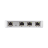 router unifi puertos ethernet gigabit, desempeño de 1 mpps, hasta 100 dispositivos en lan, bloqueo de tráfico por categoría, administración desde la nube