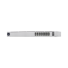 unifi switch usw 16 poe gen2, capa 2 de 16 puertos (8 puertos poe 802.3af/at + 8 puertos gigabit) + 2 puertos 1g sfp, 42w, pantalla informativa