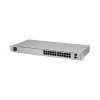 unifi switch usw 24, capa 2 de 24 puertos 10/100/1000 mbps + 2 puertos 1g sfp, pantalla informativa