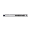 unifi switch usw 24 poe gen2, capa 2 de 24 puertos (16 puertos poe 802.3af/at + 8 puertos gigabit) + 2 puertos 1g sfp, 95w, pantalla informativa
