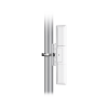 kit adaptador para switch usw flex resistente para exterior de montaje en poste, incluye inyector poe 50 60w