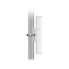kit adaptador para switch usw flex resistente para exterior de montaje en poste, incluye inyector poe 50 60w