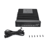 switch industrial unifi poe de 10 puertos gigabit (8 x 802.3bt y 2 x ethernet) para temperaturas extremas