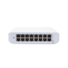 switch unifi lite administrable poe de 16 puertos 10/100/1000 mbps (8 puertos 802.3af/at), 45 w
