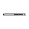 unifi switch usw pro 24 poe gen2, con funciones capa 3, de 24 puertos poe 802.3at/bt + 2 puertos 1/10g sfp+, 400w, pantalla informativa