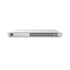 unifi switch pro aggregation capa 3 para fibra óptica con 28 puertos sfp+ (10g) y 4 puertos sfp28 (25g), pantalla informativa