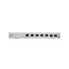 switch unifi 7 puertos (1 x consola, 4 x poe++ 802.3bt y 2 sfp+)