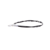 cable de parcheo tx6, utp cat6, diámetro reducido (28awg), color negro, 3ft