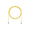 cable de parcheo tx6, utp cat6, diámetro reducido (28awg), color amarillo, 3ft
