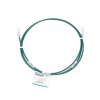 cable de parcheo tx6, utp cat6, diámetro reducido (28awg), color verde, 5ft