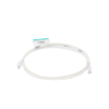 cable de parcheo tx6, utp cat6, diámetro reducido (28awg), color blanco mate, 7ft