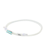 cable de parcheo tx6, utp cat6, diámetro reducido (28awg), color blanco mate, 7ft
