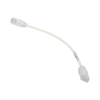 cable de parcheo tx6, utp cat6, diámetro reducido (28awg), color blanco, 8in (20.2cm)