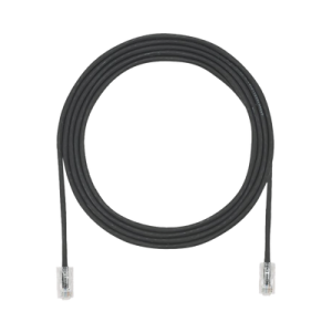 cable de parcheo utp cat6a, cm/lszh, diámetro reducido (28awg), color negro, 10ft