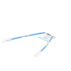 cable de parcheo utp cat6a, cm/lszh, diámetro reducido (28awg), color azul, 1ft