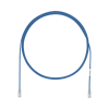 cable de parcheo utp cat6a, cm/lszh, diámetro reducido (28awg), color azul, 26 ft