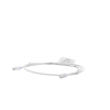 cable de parcheo utp cat6a, cm/lszh, diámetro reducido (28awg), color blanco mate, 3ft