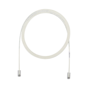 cable de parcheo utp cat6a, cm/lszh, diámetro reducido (28awg), color blanco mate, 35 ft