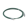 cable de parcheo utp cat6a, cm/lszh, diámetro reducido (28awg), color verde, 3 ft