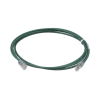 cable de parcheo utp cat6a, cm/lszh, diámetro reducido (28awg), color verde, 3 ft