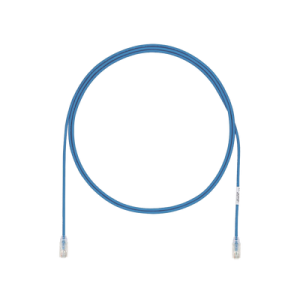 cable de parcheo utp cat6a, cm/lszh, diámetro reducido (28awg), color azul, 3 m.