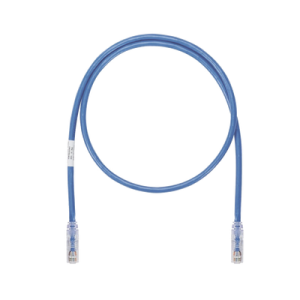 cable de parcheo utp, cat6a, 26 awg, cm, color azul, 7ft