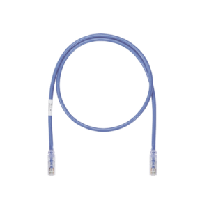 cable de parcheo utp, cat6a, 24 awg, cm, color azul, 14ft