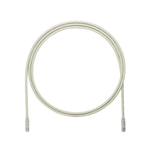 cable de parcheo utp, cat6a, 24 awg, cm, color gris, 17ft