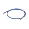 cable de parcheo utp, cat6a, 24 awg, cm, color azul, 1ft