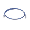 cable de parcheo utp, cat6a, 24 awg, cm, color azul, 1ft