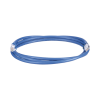 cable de parcheo utp, cat6a, 24 awg, cm, color azul, 20ft