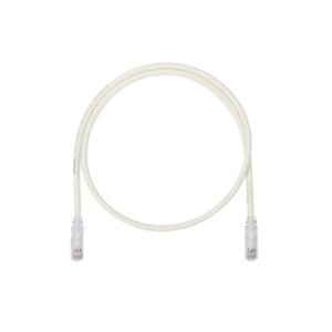 cable de parcheo utp, cat6a, 24 awg, cm, color blanco, 3ft