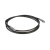 cable de parcheo utp, cat6a, 24 awg, cm, color negro, 3ft