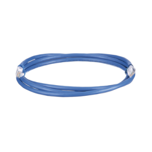 cable de parcheo utp, cat6a, 24 awg, cm, color azul, 3ft