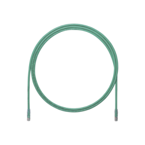 cable de parcheo utp, cat6a, 24 awg, cm, color verde, 3ft