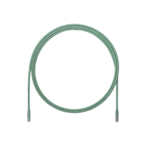 cable de parcheo utp, cat6a, 24 awg, cm, color verde, 5 ft