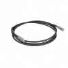 cable de parcheo utp, cat6a, 24 awg, cm, color negro, 7ft