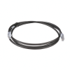 cable de parcheo utp, cat6a, 24 awg, cm, color negro, 7ft