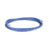 cable de parcheo utp, cat6a, 24 awg, cm, color azul, 7ft