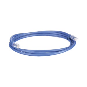 cable de parcheo utp, cat6a, 24 awg, cm, color azul, 7ft